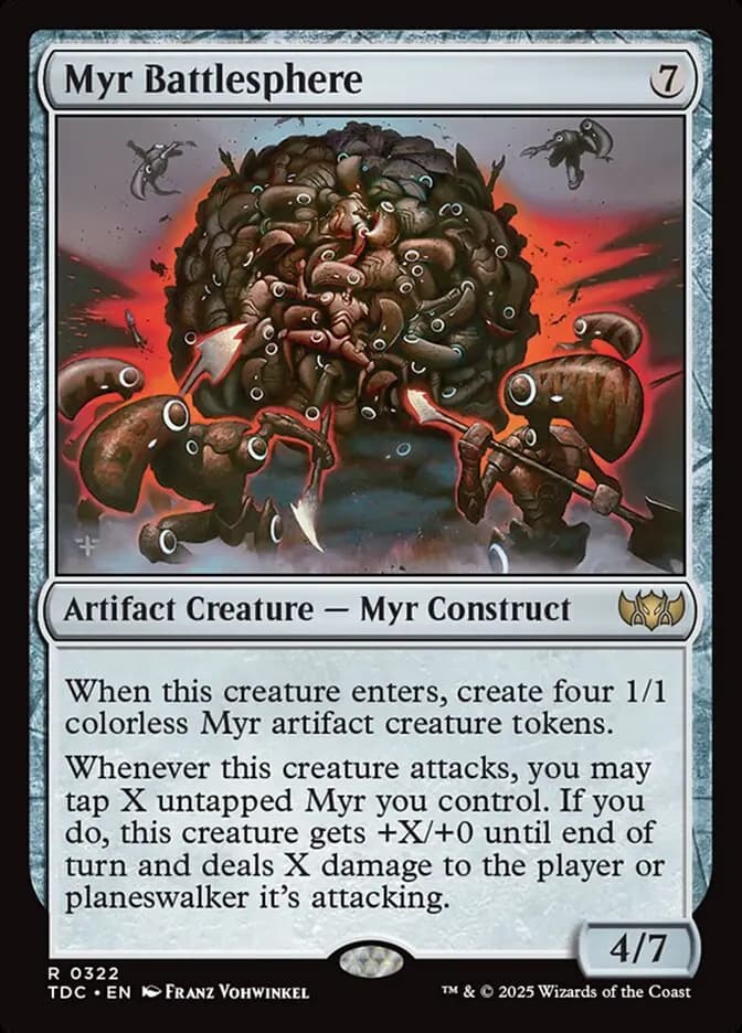 Card image of Myr Battlesphere