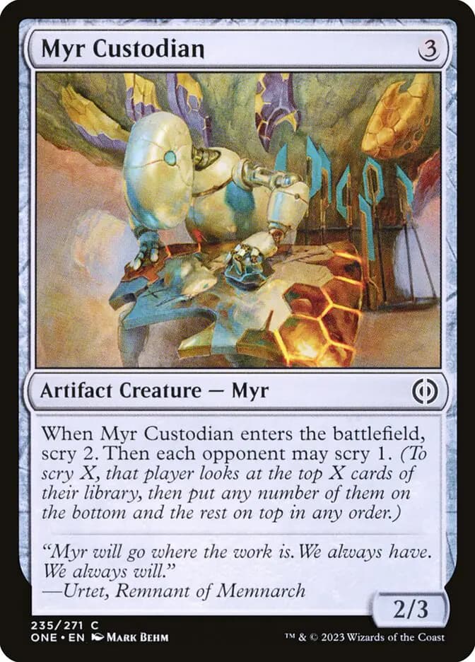 Card image of Myr Custodian