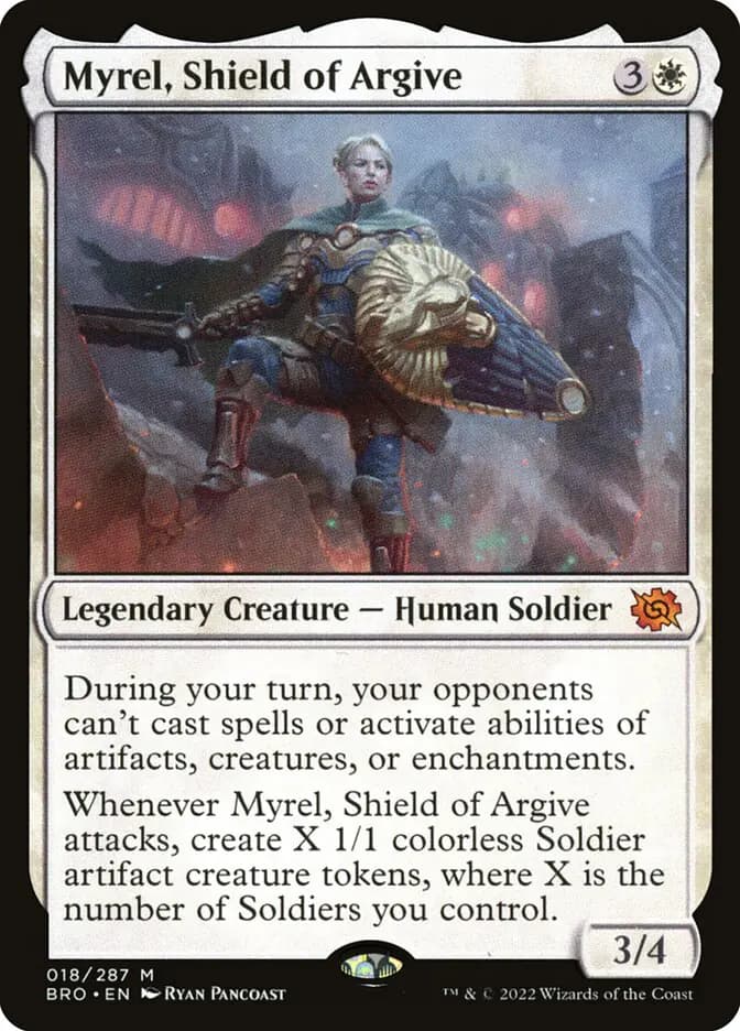 Card image of Myrel, Shield of Argive