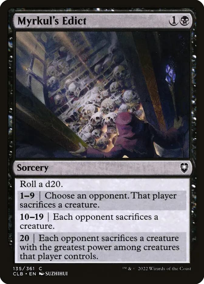 Card image of Myrkul's Edict