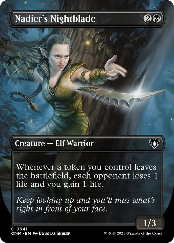 Card image of Nadier's Nightblade