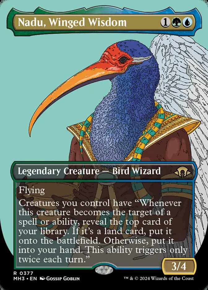 Card image of Nadu, Winged Wisdom