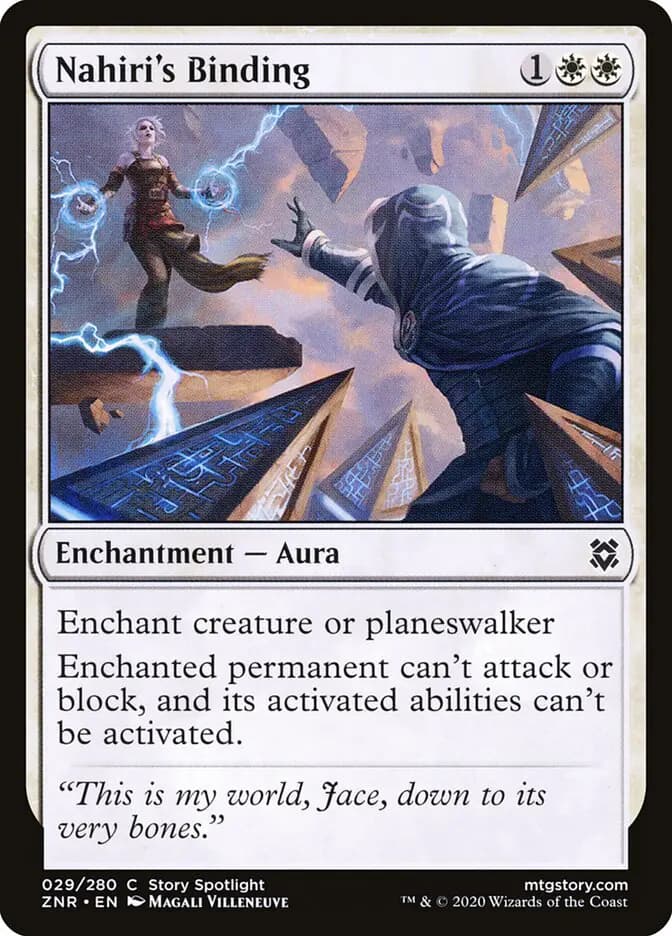 Card image of Nahiri's Binding