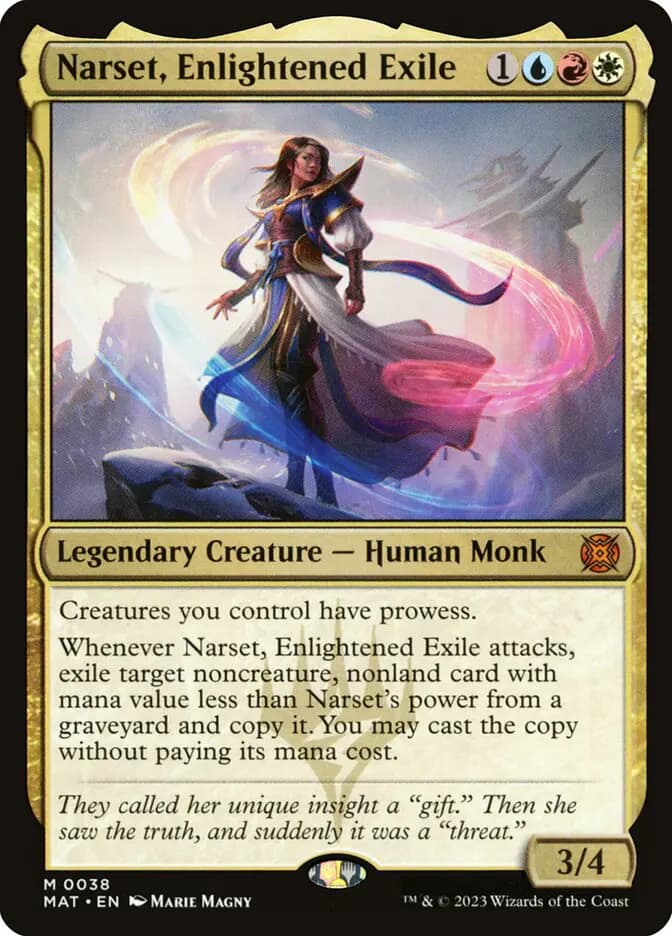Card image of Narset, Enlightened Exile