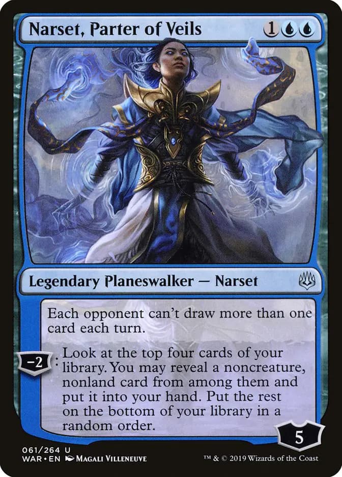 Card image of Narset, Parter of Veils
