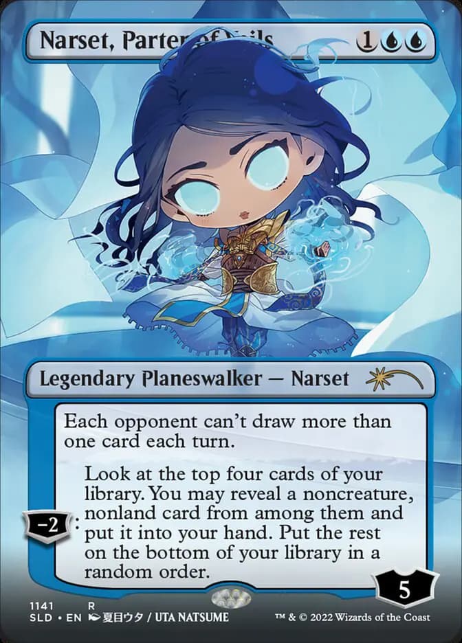 Card image of Narset, Parter of Veils