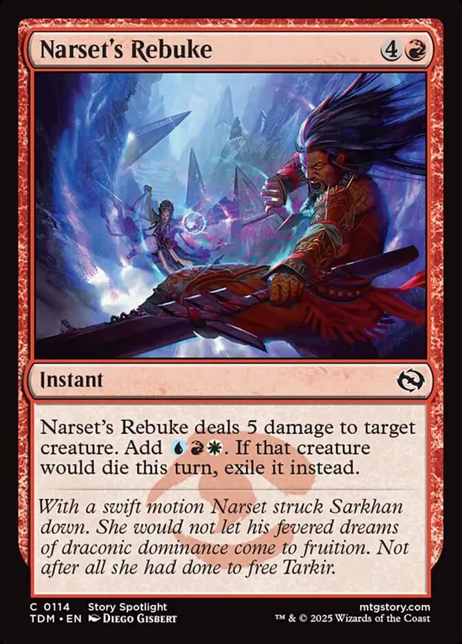 Card image of Narset's Rebuke
