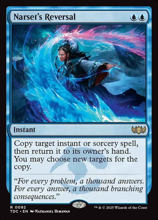 Card image of Narset's Reversal