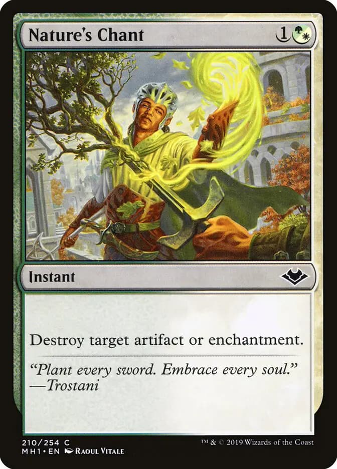 Card image of Nature's Chant