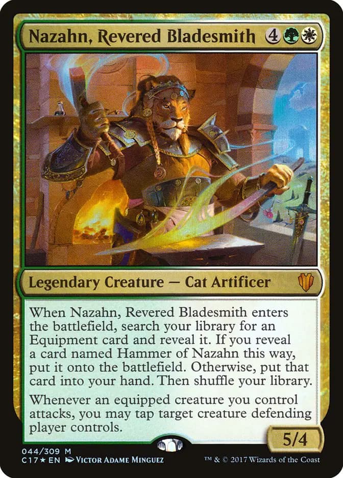 Card image of Nazahn, Revered Bladesmith