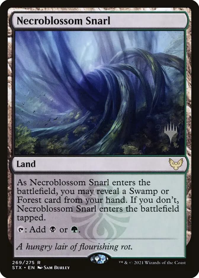 Card image of Necroblossom Snarl
