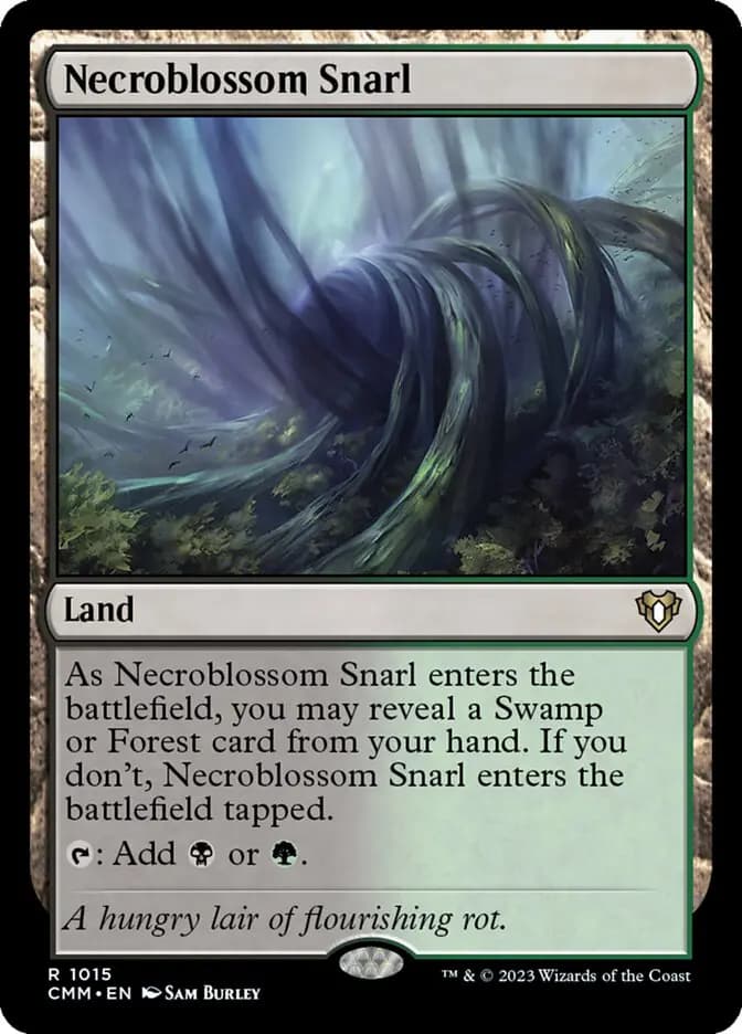 Card image of Necroblossom Snarl