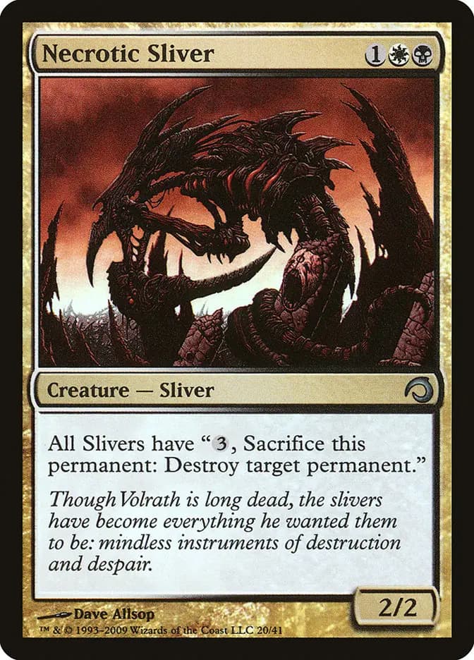 Card image of Necrotic Sliver