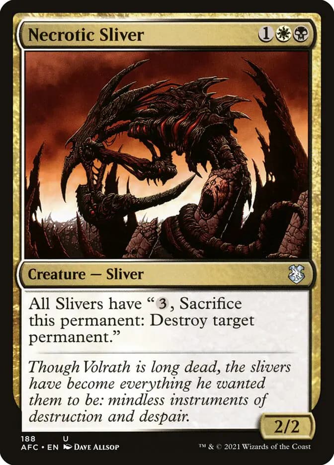 Card image of Necrotic Sliver