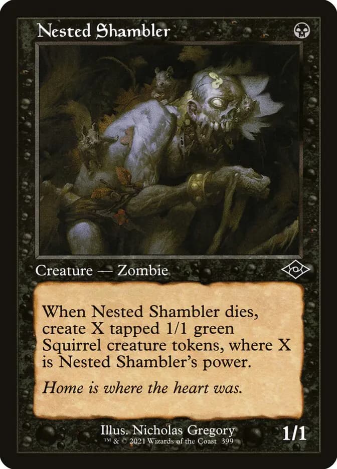 Card image of Nested Shambler