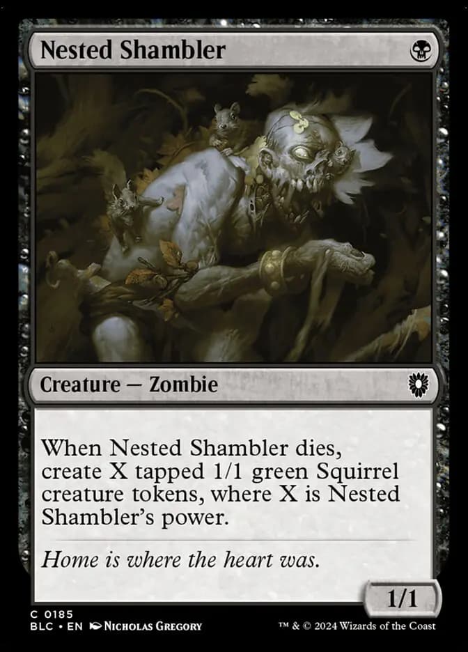 Card image of Nested Shambler