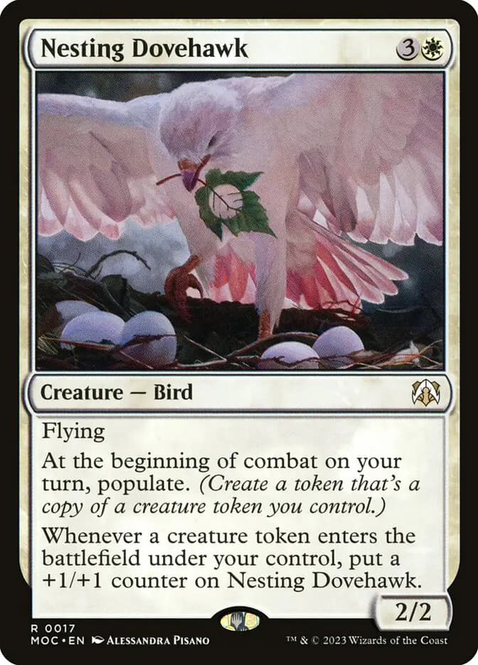 Card image of Nesting Dovehawk