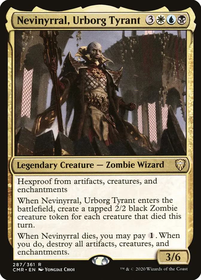 Card image of Nevinyrral, Urborg Tyrant