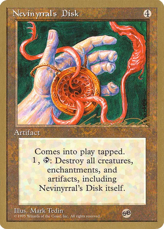 Card image of Nevinyrral's Disk