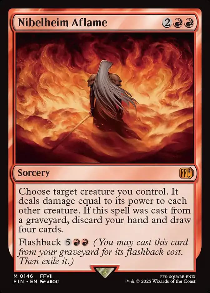 Card image of Nibelheim Aflame