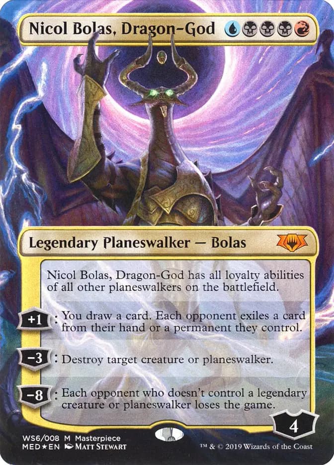 Card image of Nicol Bolas, Dragon-God