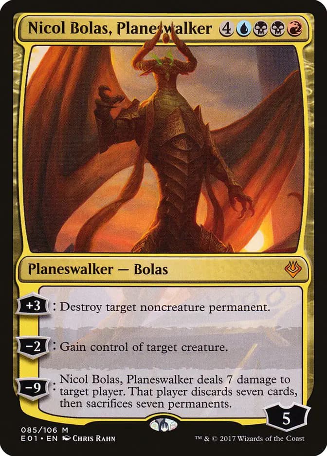 Card image of Nicol Bolas, Planeswalker