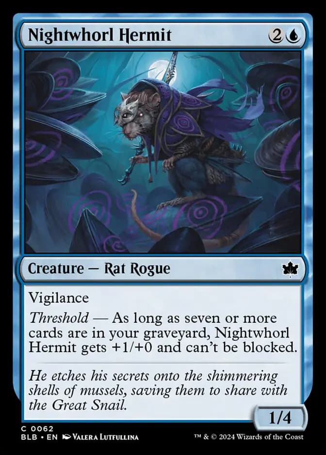 Card image of Nightwhorl Hermit