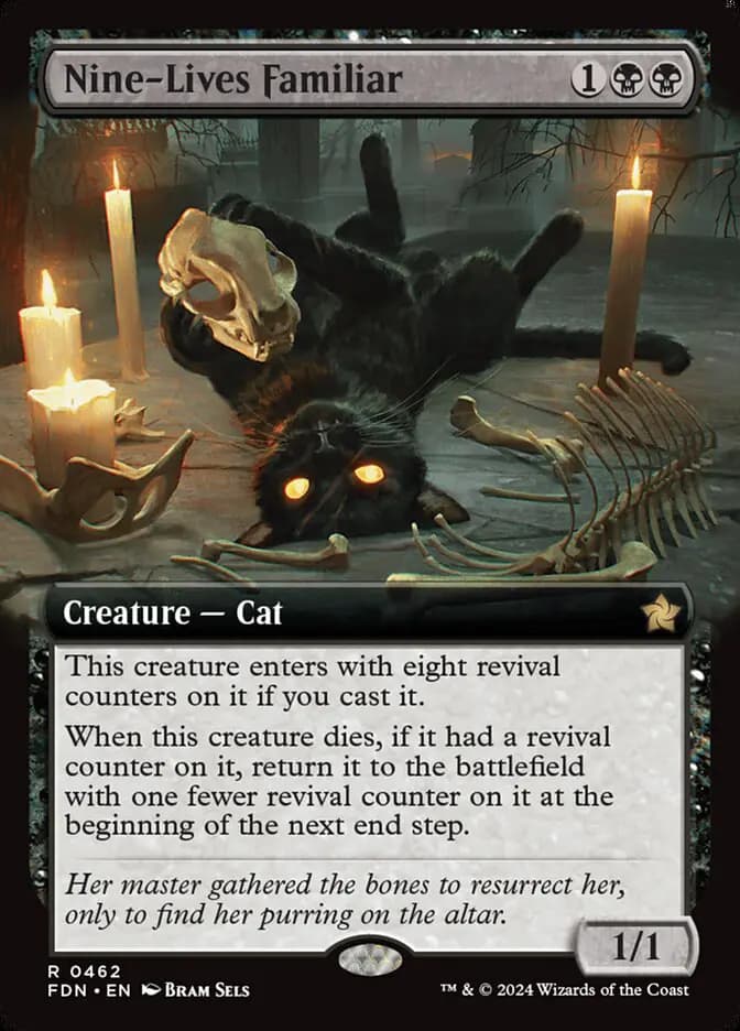 Card image of Nine-Lives Familiar