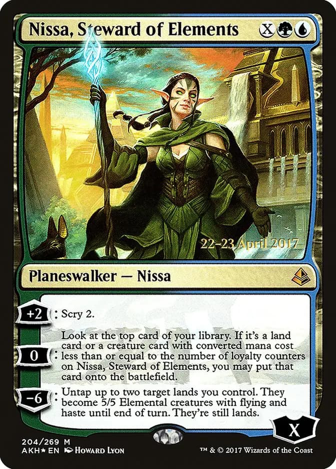 Card image of Nissa, Steward of Elements
