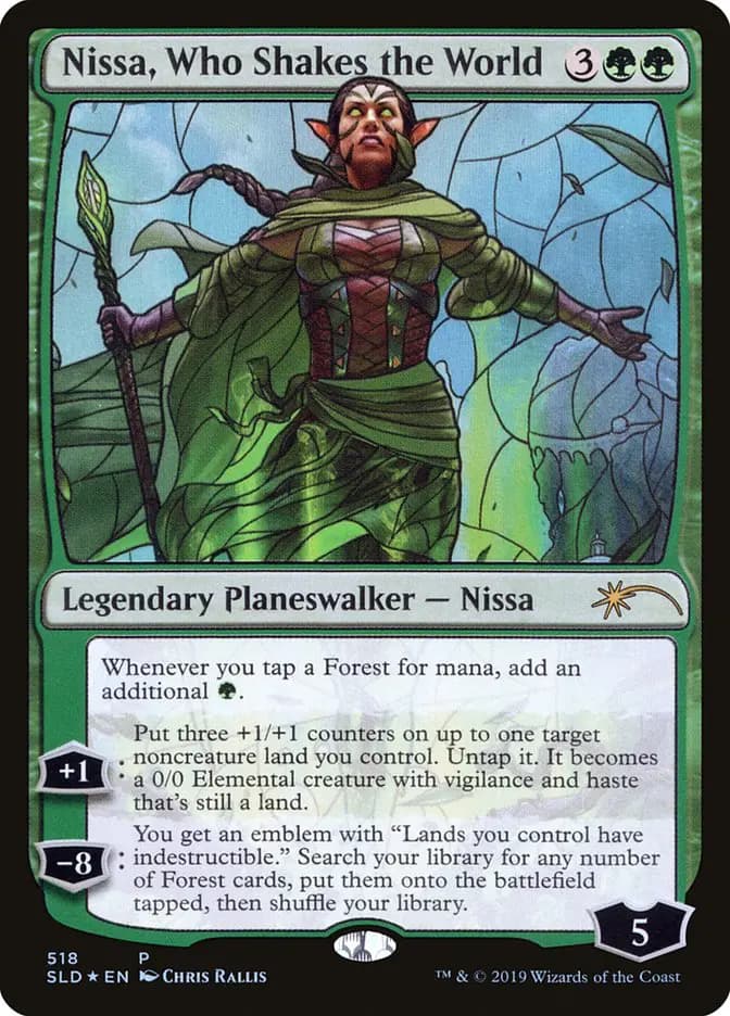 Card image of Nissa, Who Shakes the World