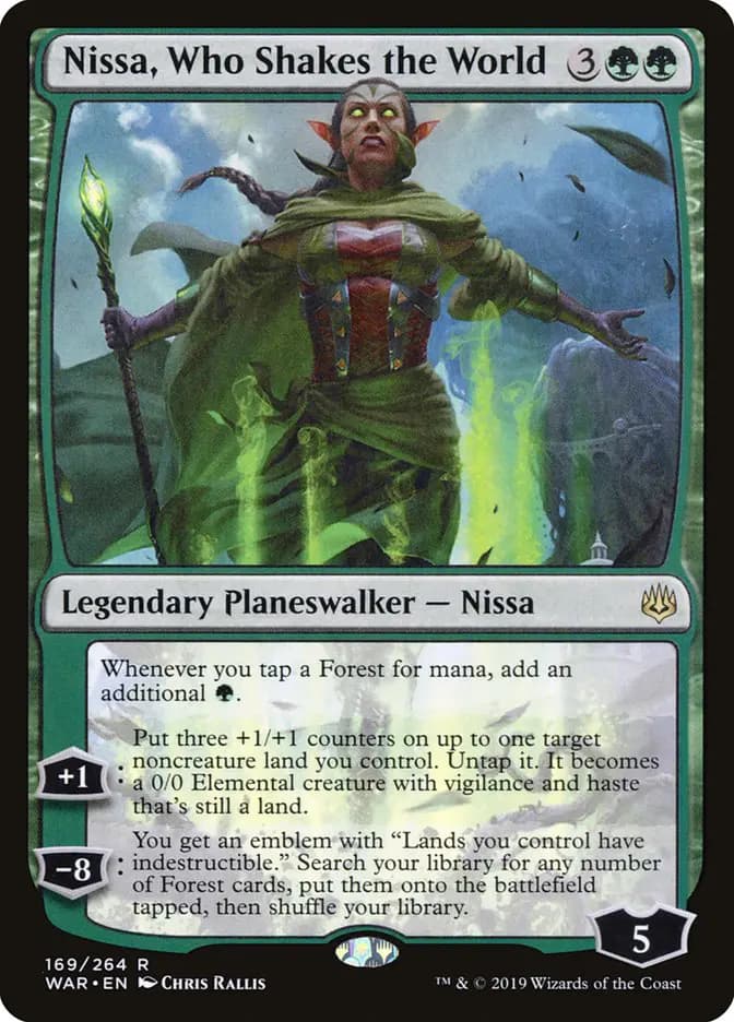 Card image of Nissa, Who Shakes the World