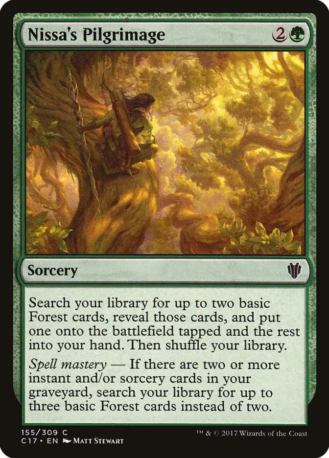 Card image of Nissa's Pilgrimage