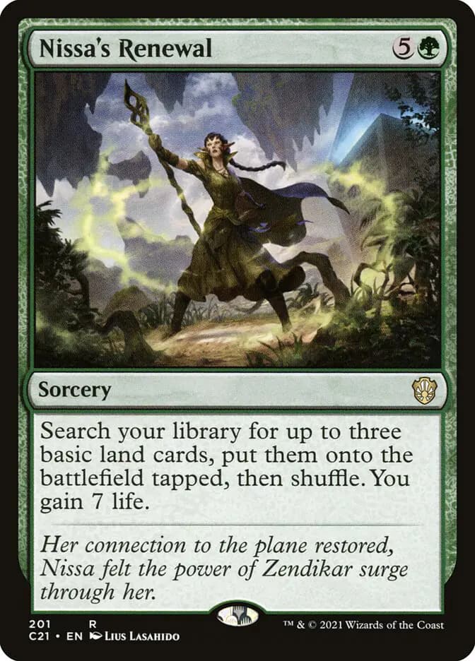 Card image of Nissa's Renewal