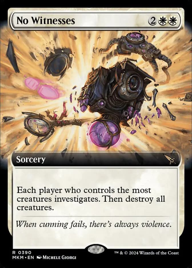 Card image of No Witnesses