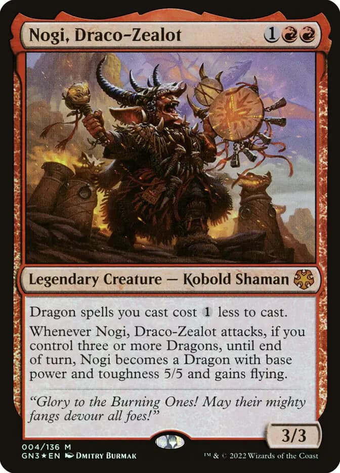 Card image of Nogi, Draco-Zealot