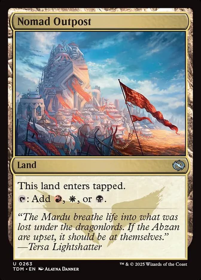 Card image of Nomad Outpost