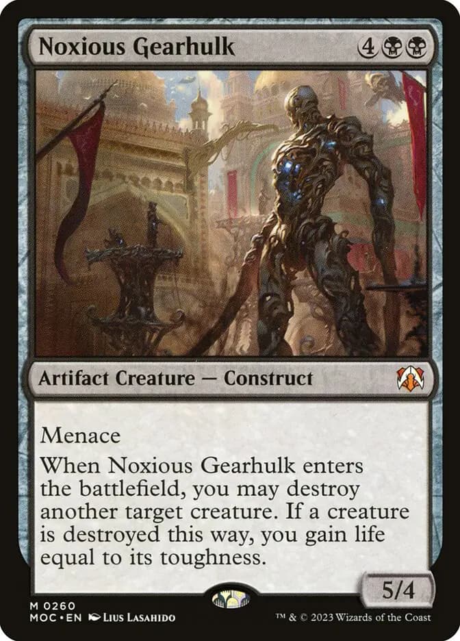 Card image of Noxious Gearhulk