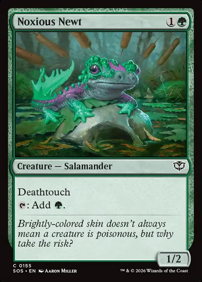 Card image of Noxious Newt