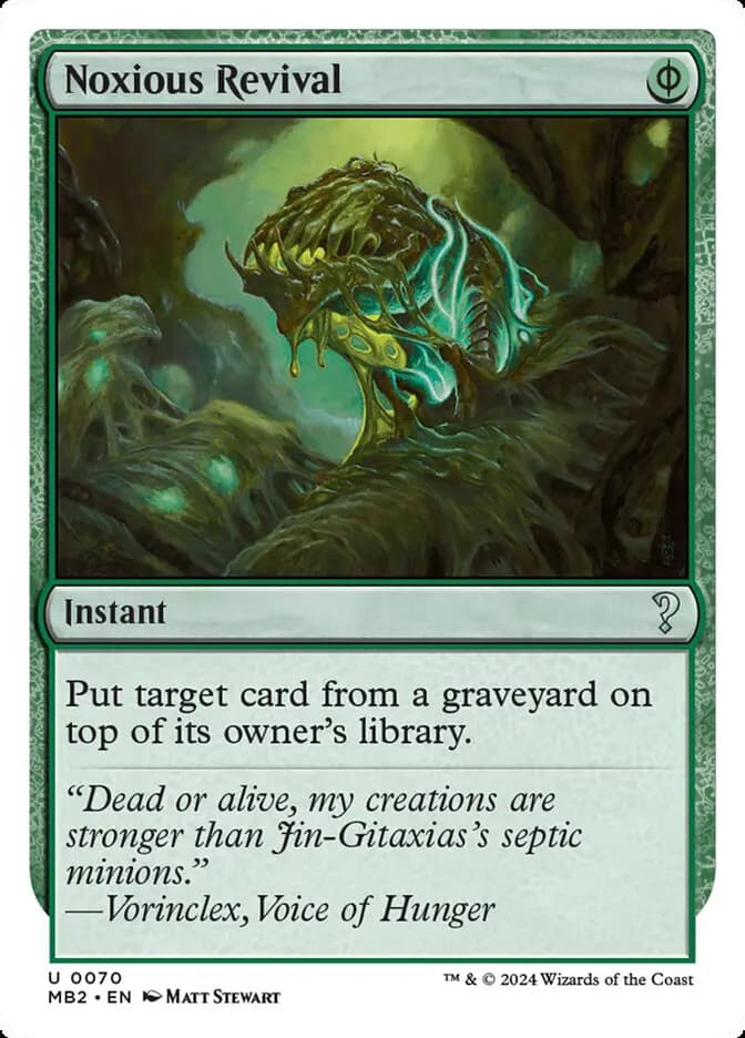 Card image of Noxious Revival