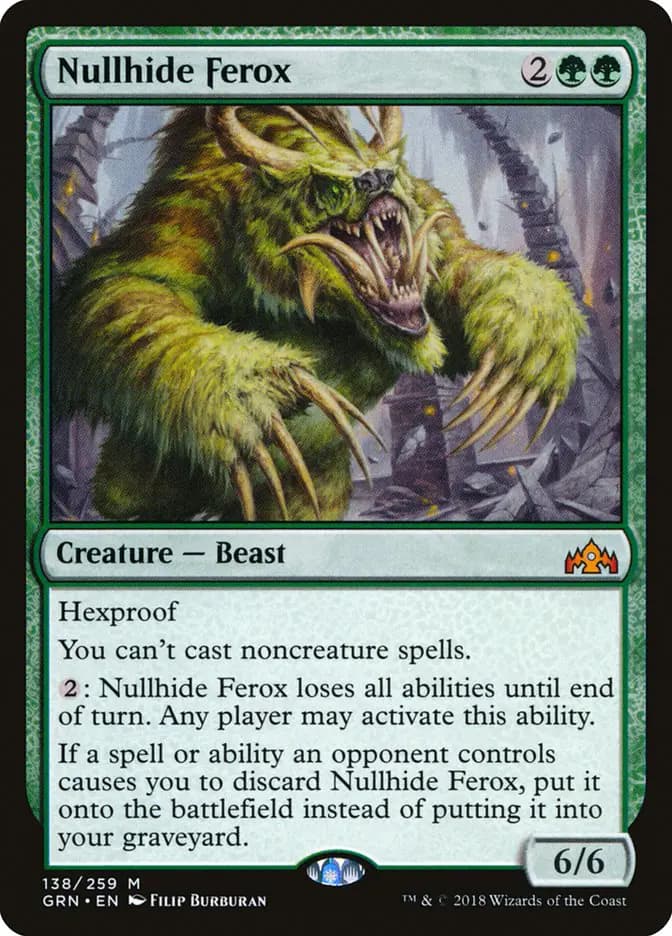 Card image of Nullhide Ferox