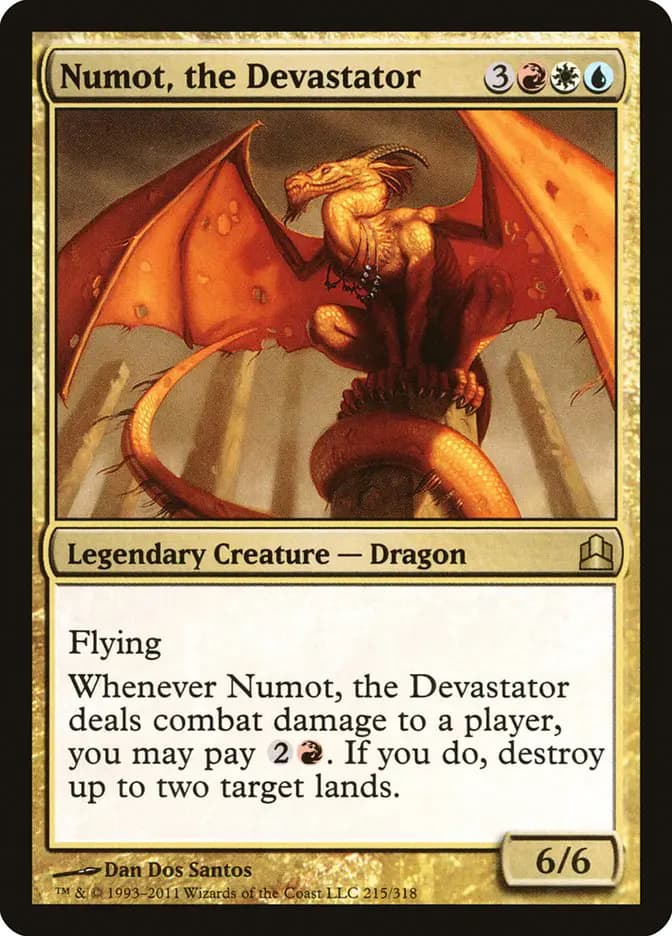 Card image of Numot, the Devastator