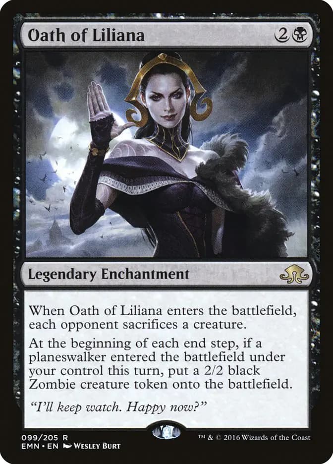 Card image of Oath of Liliana