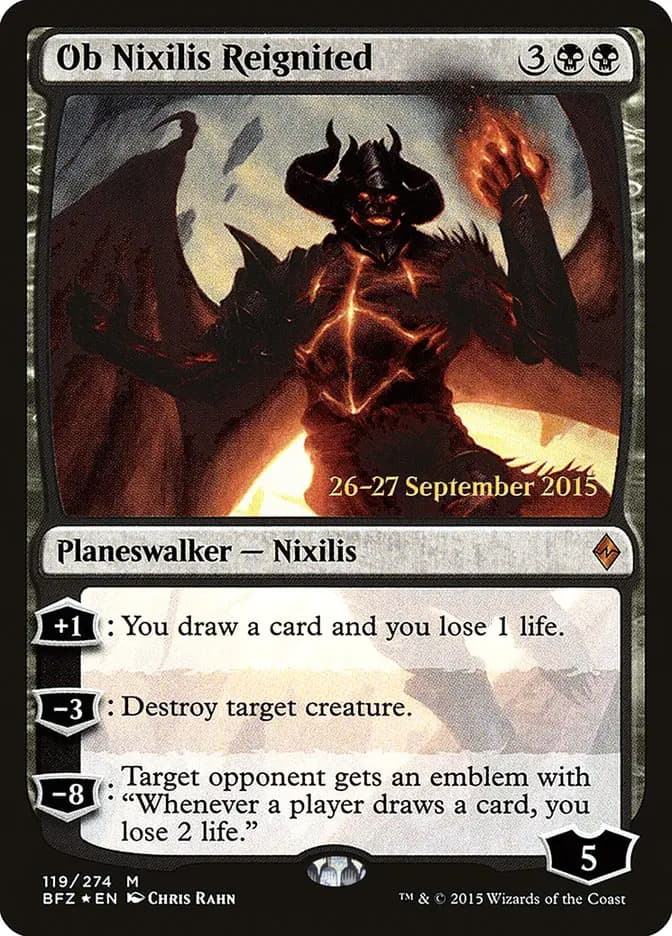 Card image of Ob Nixilis Reignited