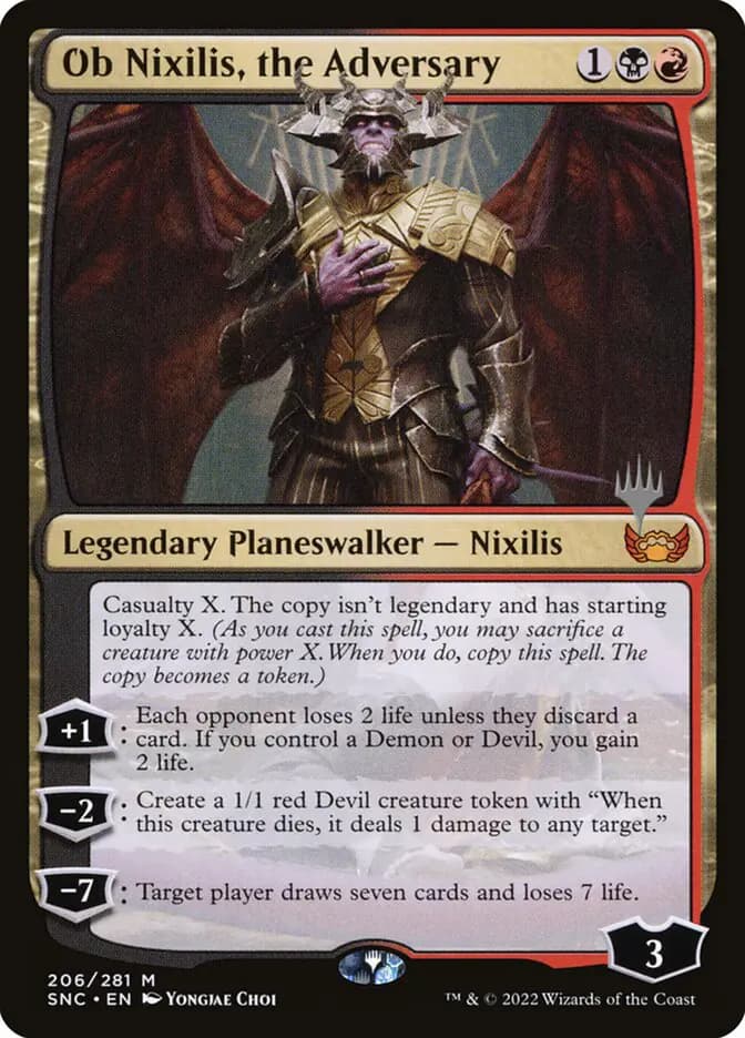 Card image of Ob Nixilis, the Adversary