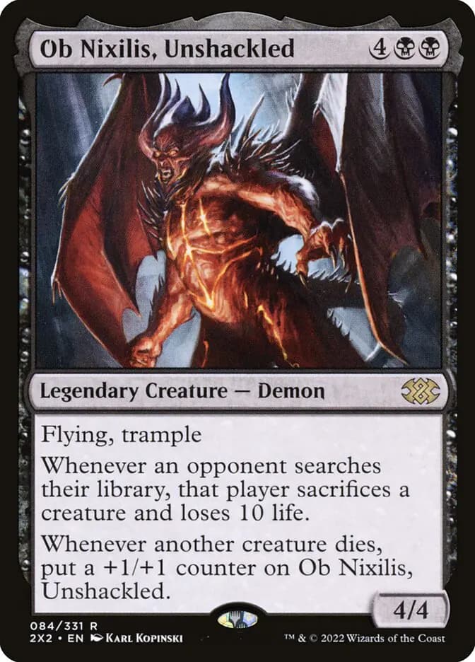 Card image of Ob Nixilis, Unshackled