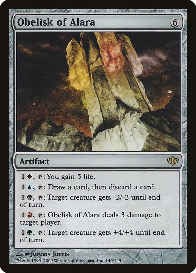 Card image of Obelisk of Alara