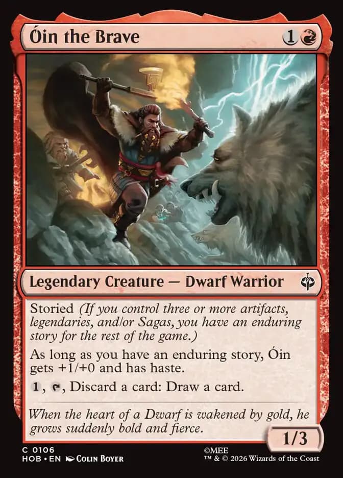 Card image of Óin the Brave