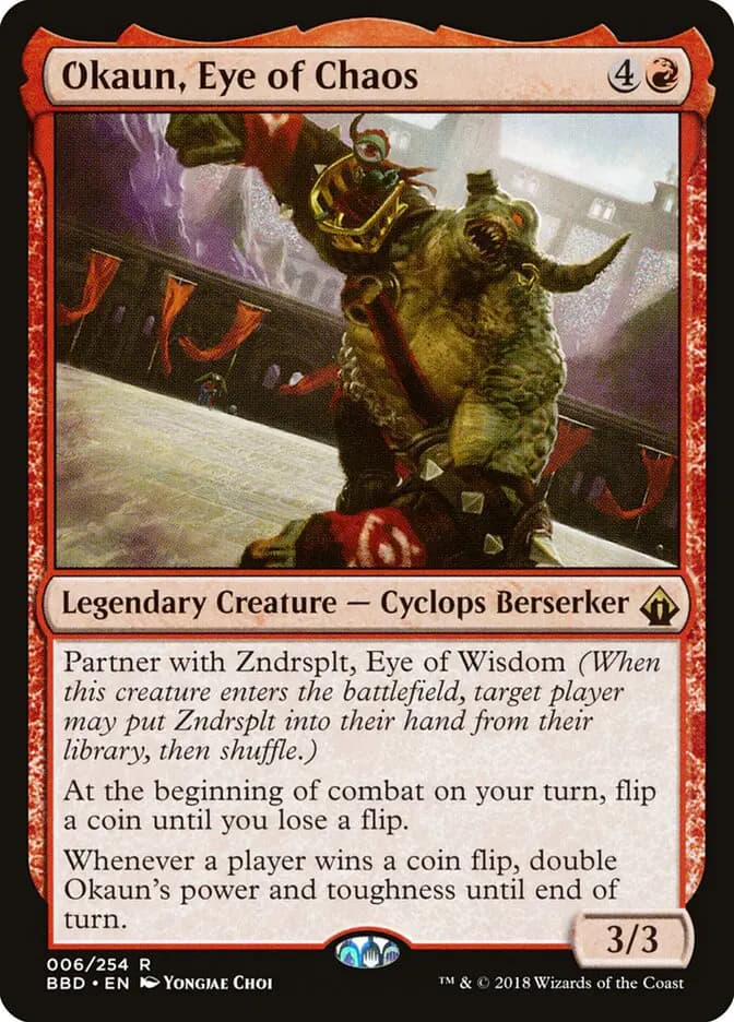 Card image of Okaun, Eye of Chaos