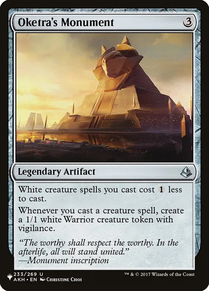 Card image of Oketra's Monument