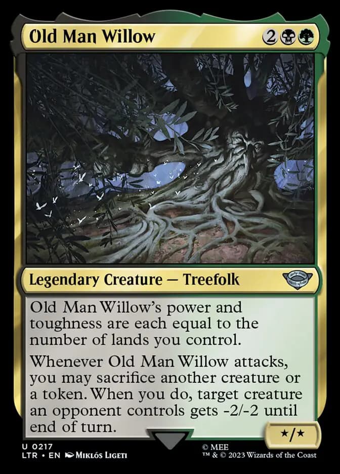 Card image of Old Man Willow